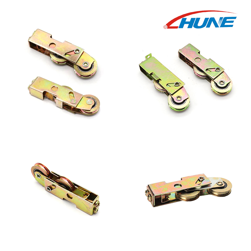 2 Pak Pengganti Rol Pintu Geser, Rakitan Rol Tandem Pengganti Gerbang Pintu Layar Kaca Geser